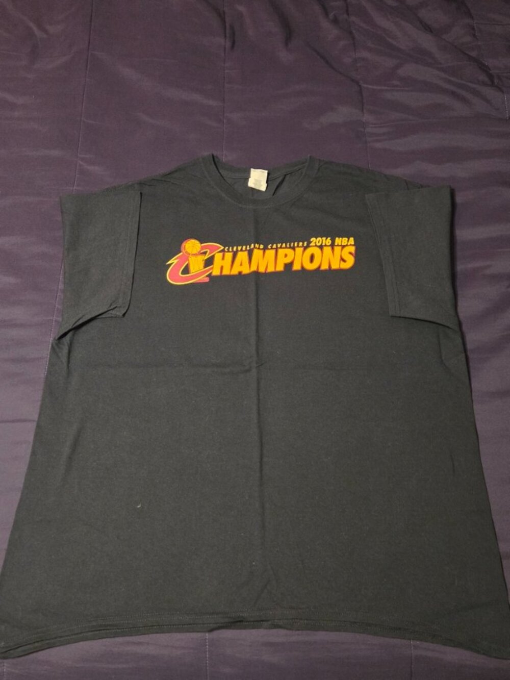 MENS SIZE XL GILDAN CLEVELAND CAVALIERS 2016 NBA CHAMPIONS T SHIRT